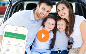VisuelAuto de l'appli mobile Groupama