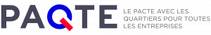 Logo Paqte avec les quartiers pour toutes les entreprises