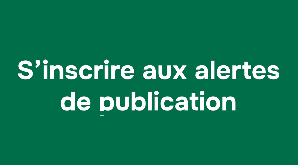 Alerte de publication d'actualités